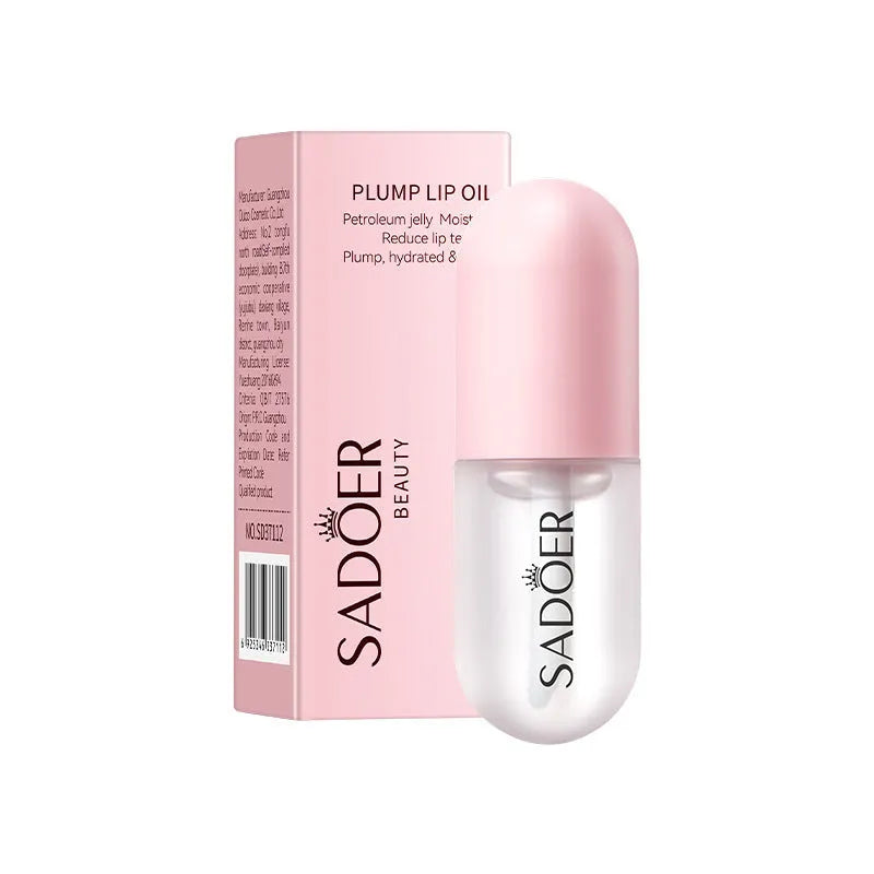 Anti-chapped moisturising lipstick tube with hyaluronic acid and vitamin E labelling