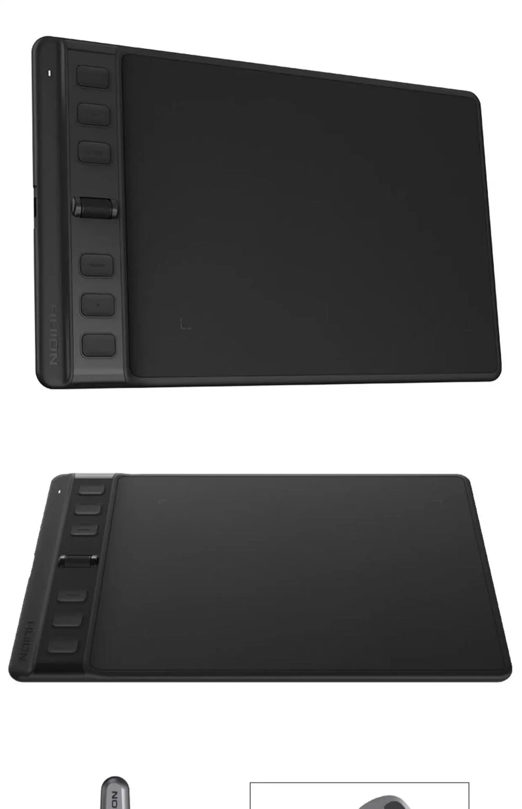 Hua Wang H641P drawing tablet with digital pen in black or pink with 8192 pressure levels