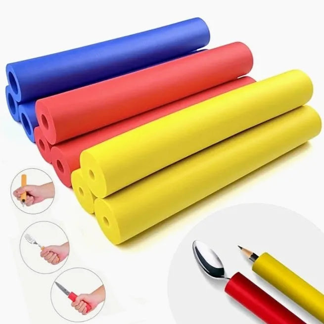 Rubber auxiliary grip hoses for tableware pen tools showing 10mm and 18mm inner diameter options