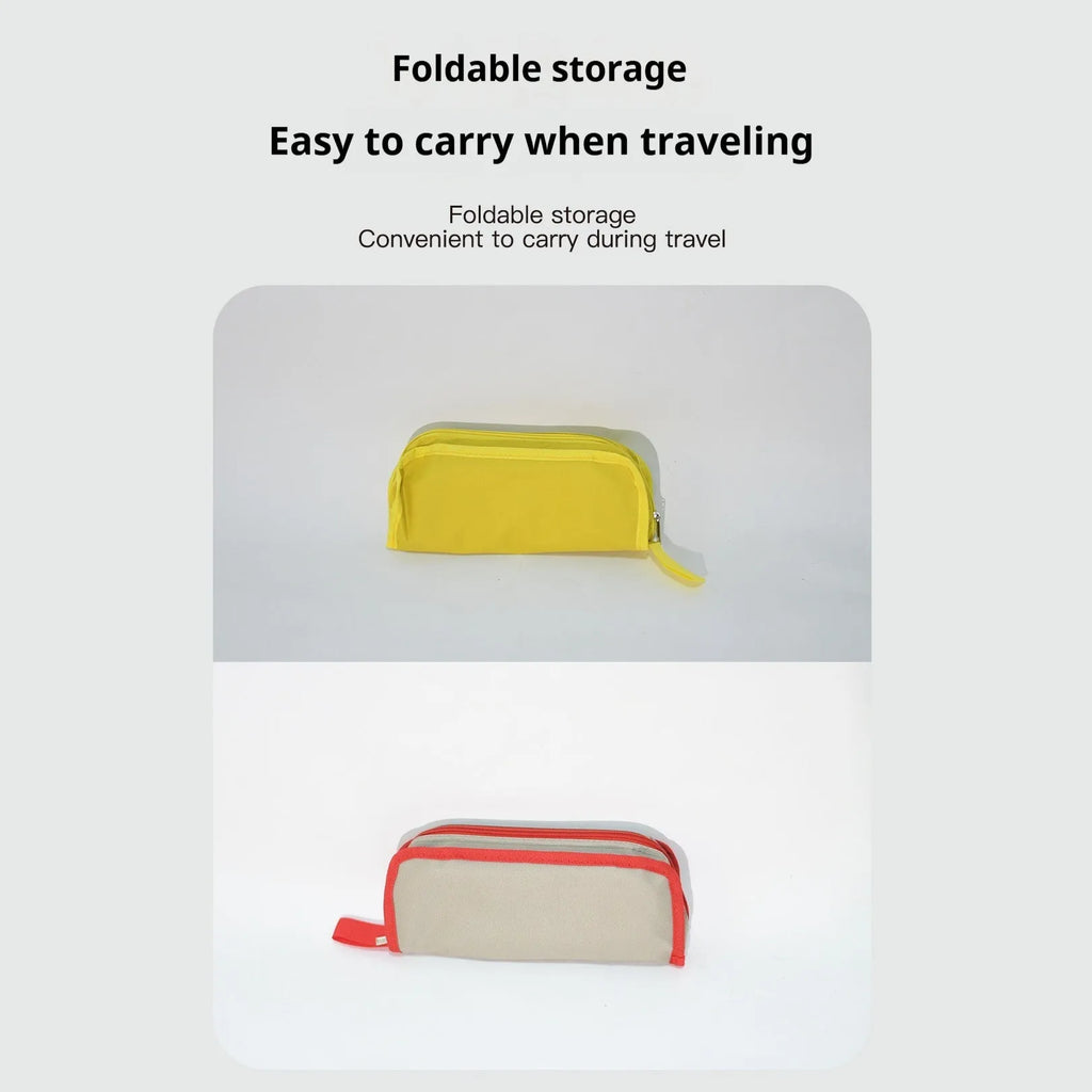 Lightweight foldable camp stool in pencil box design with Oxford cloth fabric