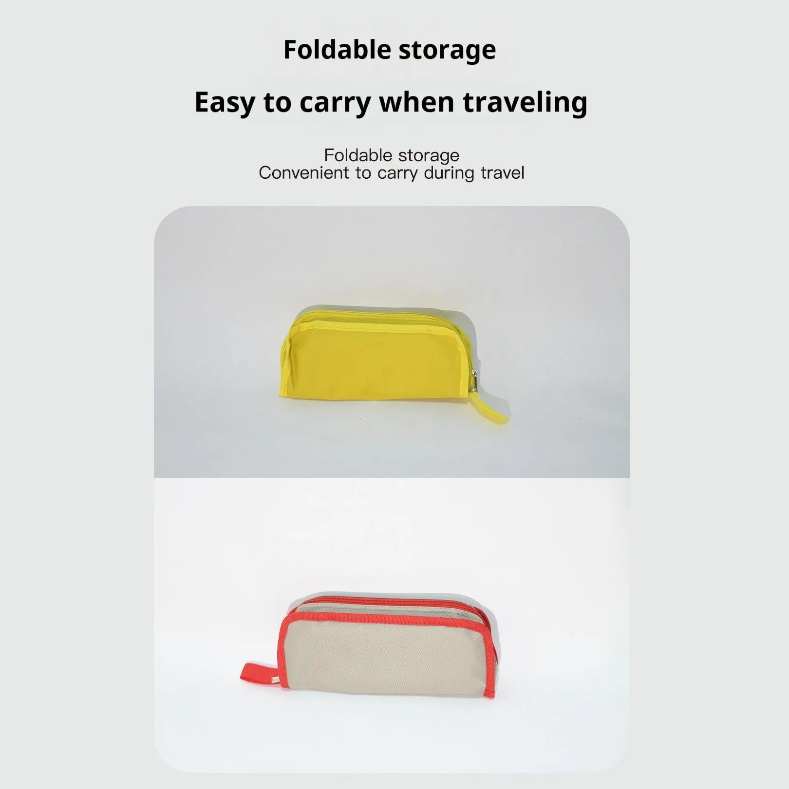 Lightweight foldable camp stool in pencil box design with Oxford cloth fabric