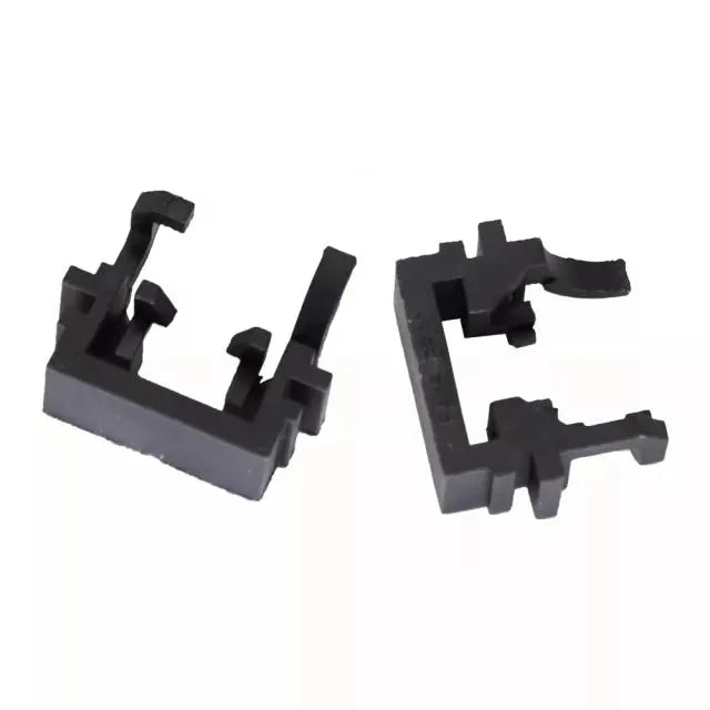Black plastic Ford LED headlight adapter for H1 bulb conversion