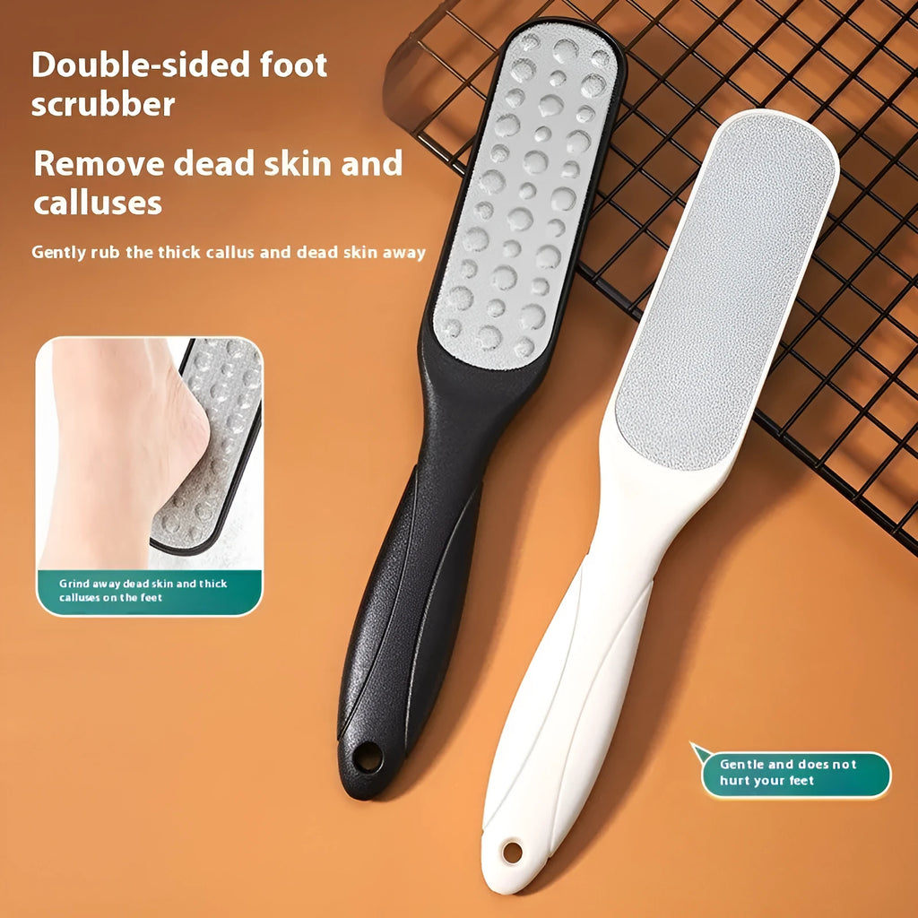 Stainless steel double-sided foot grinder for callus removal