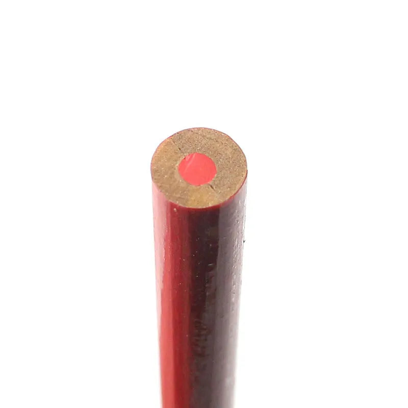Red and blue two-colour carpenter's pencils wooden 10-piece pack for construction marking