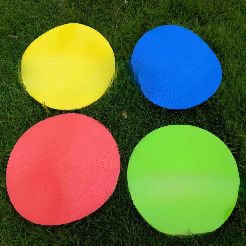 Football training target disc in multiple colours for foot basket row sports accuracy practice
