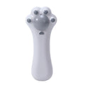 Dual-purpose cat massage comb and dental cleaning toy in assorted colours with rounded teeth