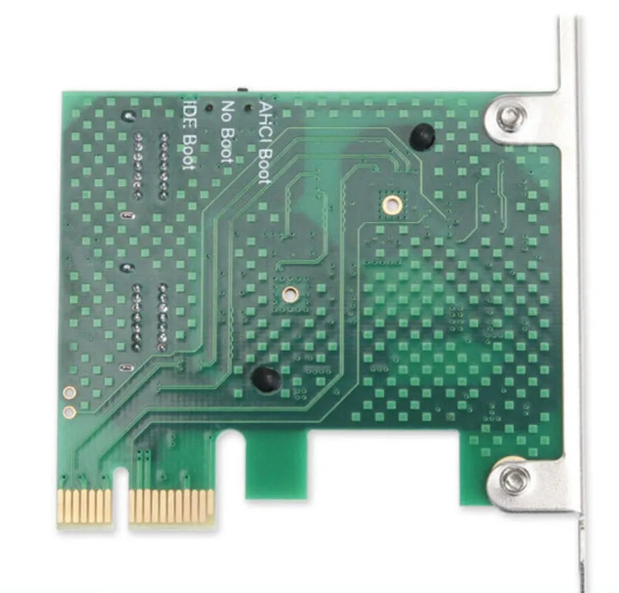 PCIe to SATA 3.0 extension card, four SATA ports, PCIe x1, green, 120mm x 65mm x 56mm
