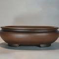 Handmade classical style purple sand flowerpot measuring 58cm for indoor desktop gardening
