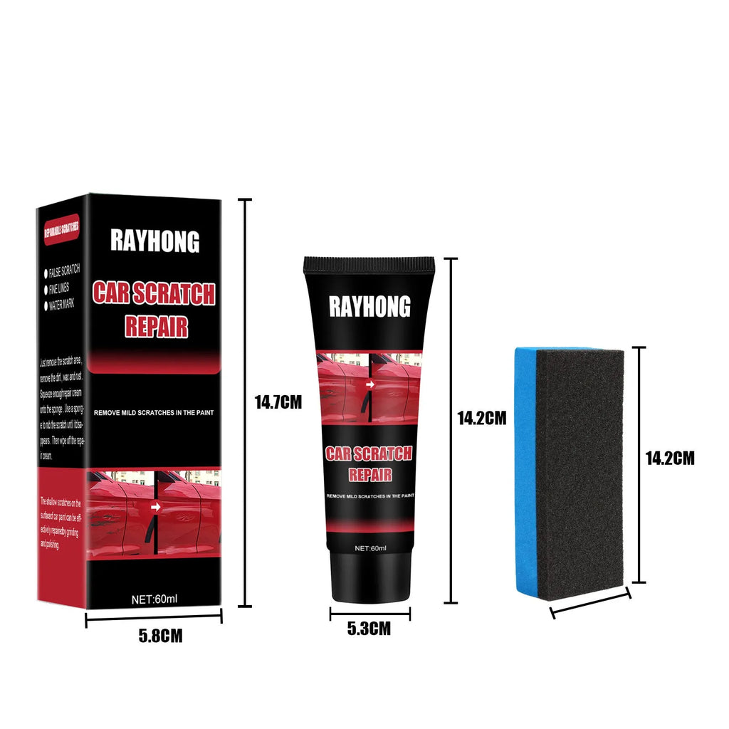 60ml tube of car scratch repair wax for automotive paint surface maintenance