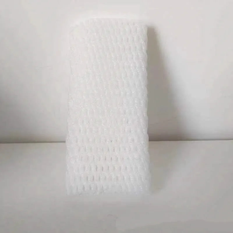 White foam mesh net cover for fruit protection and shockproof packaging