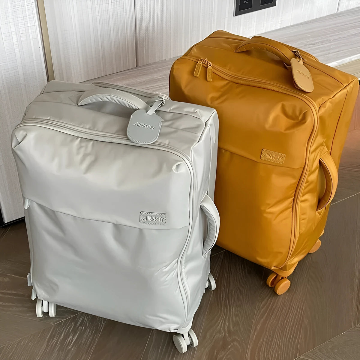Waterproof Oxford cloth suitcase luggage with universal wheels in six colour options