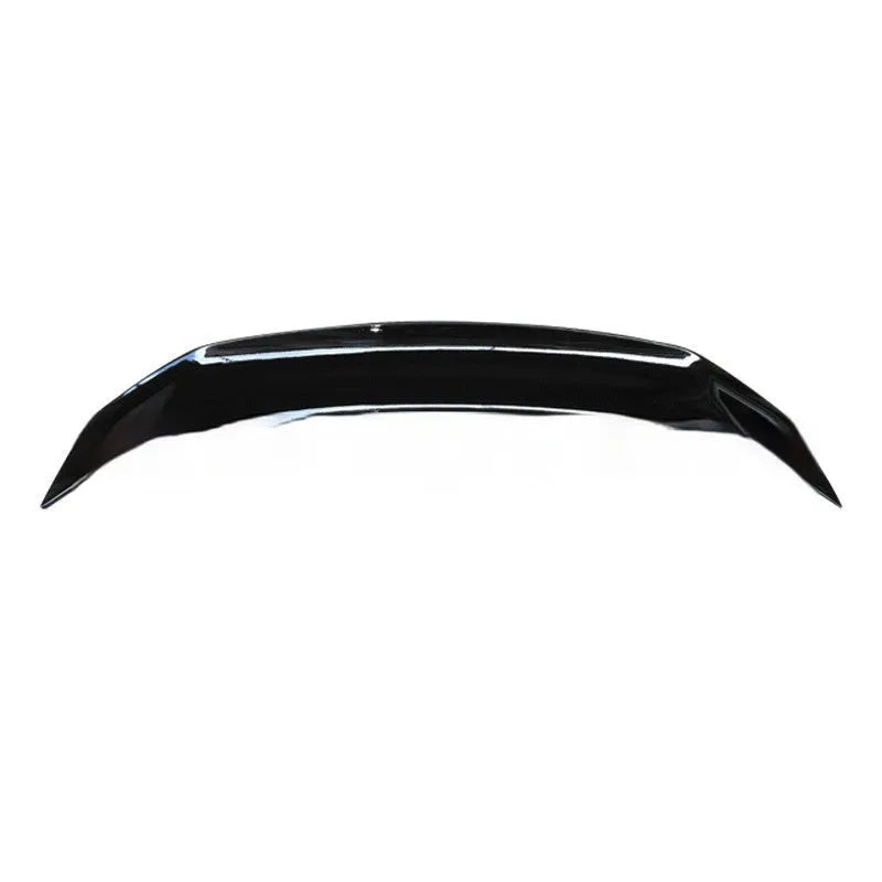 A bright black punch-free ABS plastic tail wing spoiler for cars.