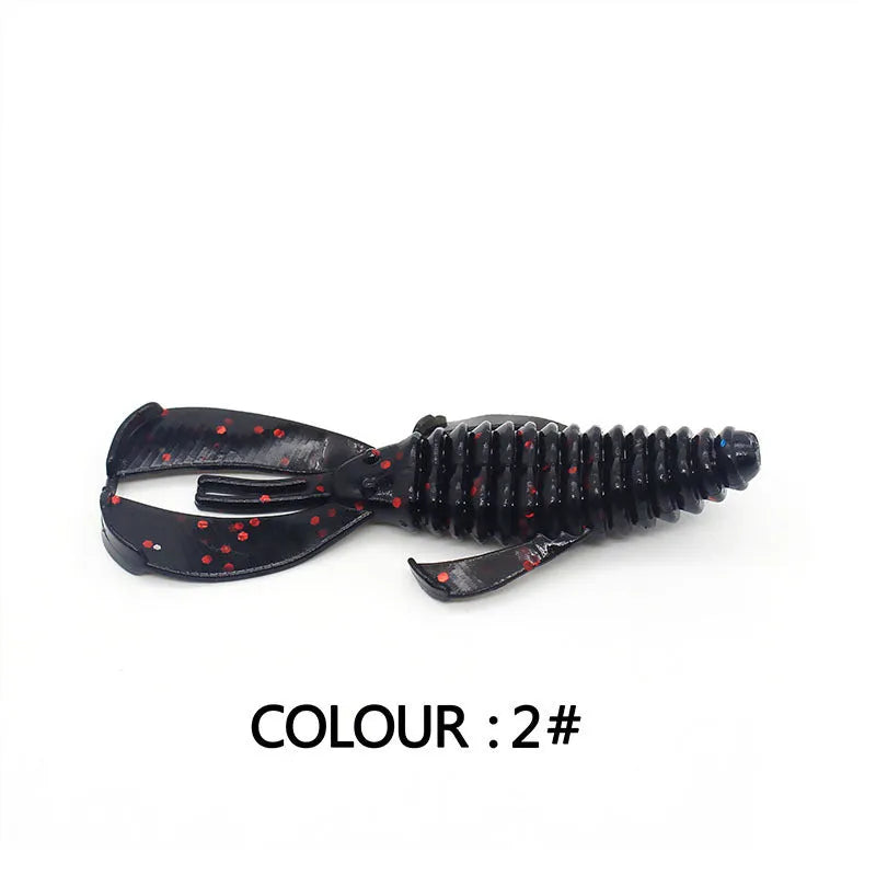 8cm PVC soft plastic fishing lure in multiple colour options for freshwater and saltwater angling