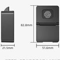 F079 punch-free electronic drawer lock with key, removable card installation
