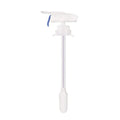 Electric pumping water device with silicone straws and blue press handle for milk and juice dispensing