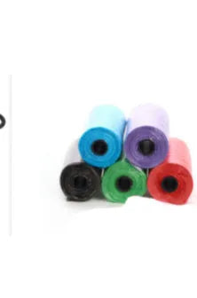 Roll of 22.5x30cm pet waste bags in selected colour for dog cleanup