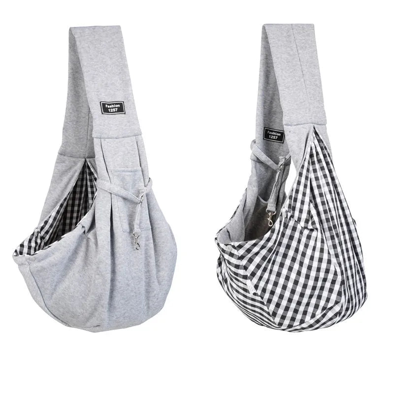 Large foldable cat backpack carrier with breathable mesh panels shown in a colour option.