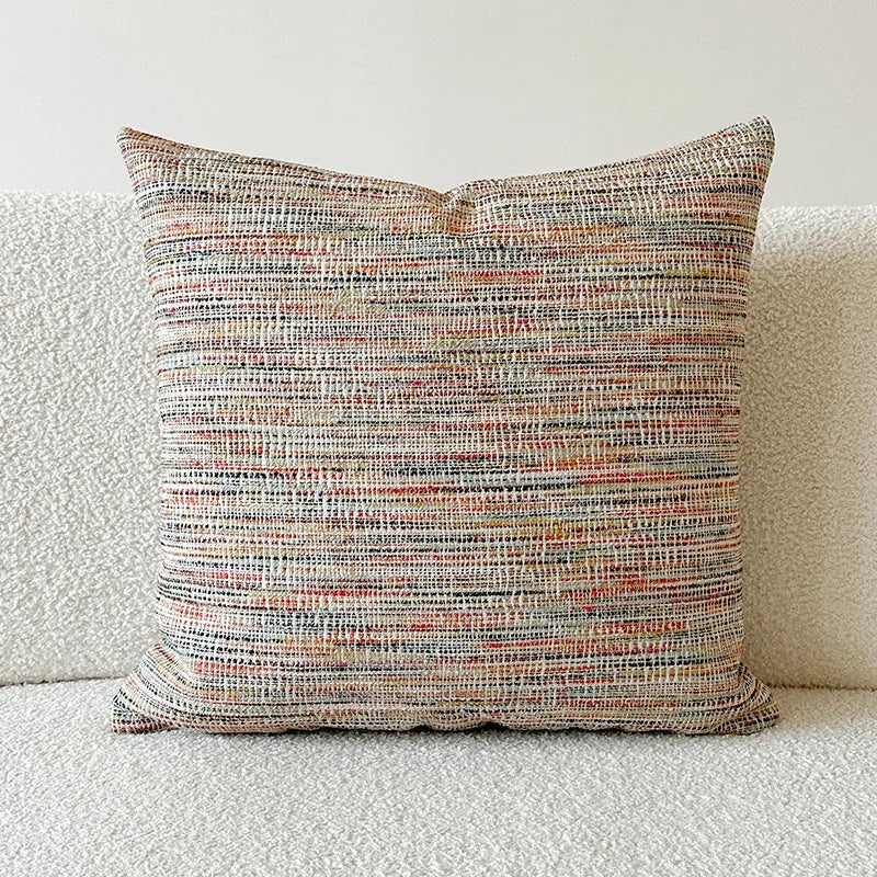 American-style jacquard paisley pillow cover in amber colour, 45x45cm, for sofa backrest