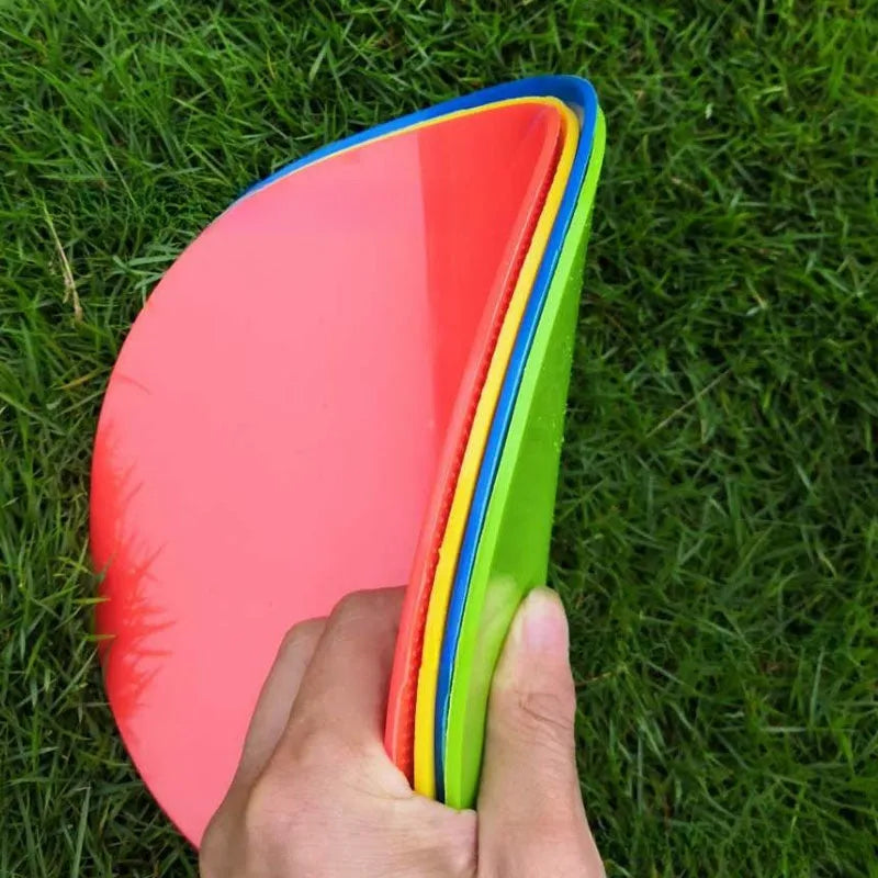 Football training target disc in multiple colours for foot basket row sports accuracy practice