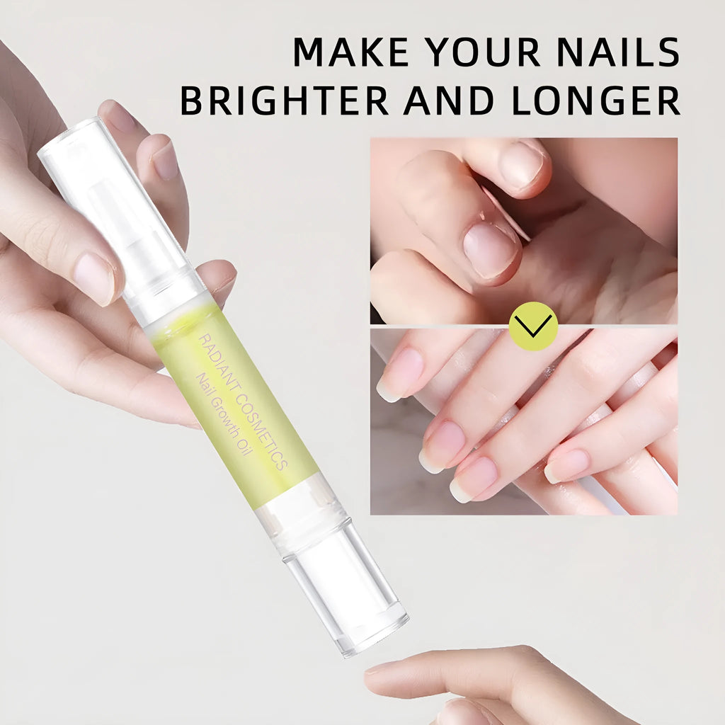 3ml nail growth treatment oil bottle for cuticle moisturising and nail strengthening