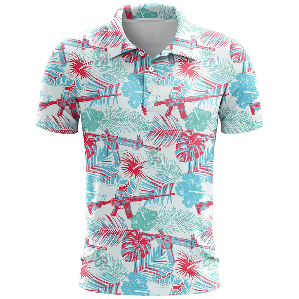 3D printed sports short sleeve top in loose fit style with colour matching patterns on polyester fabric