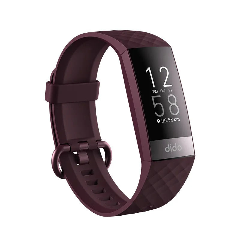 Y6 Black smart bracelet with 1.1-inch screen for blood pressure and ECG monitoring