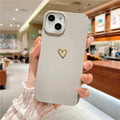 Brown silicone iPhone case with hot stamp cartoon design showing non-slip texture