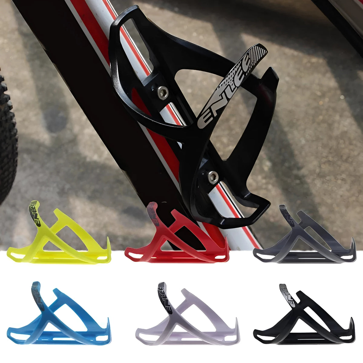 TPR plastic mountain bike water bottle cage in fluorescent yellow colour