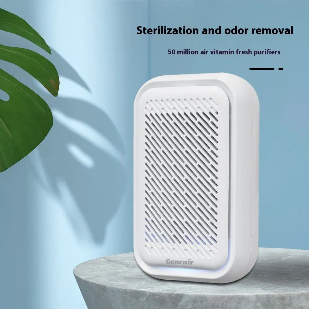 White wall-mounted direct plug-in air purifier unit