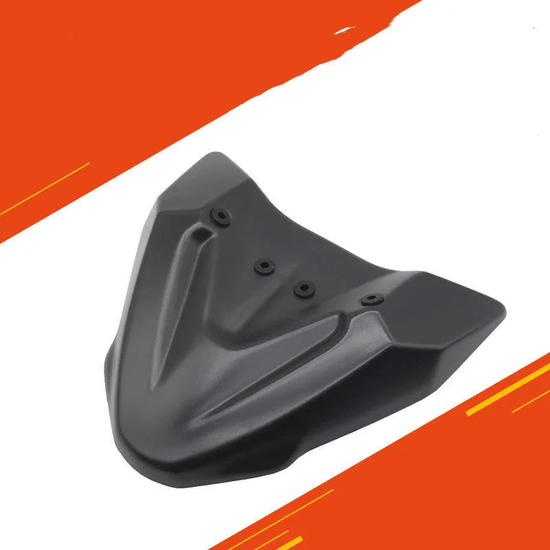 Black ABS plastic fixed wind front wing for KTM 390 and 790 Adventure ADV motorcycles