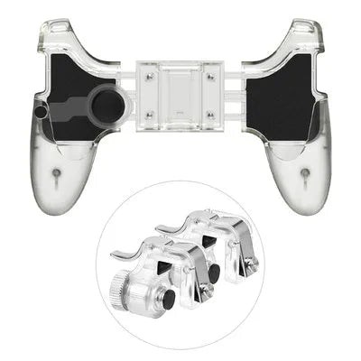 Mobile phone plug-in game controller in black and brown black colour options