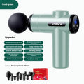Konka professional electric mini massage gun with multiple massage heads in grey colour