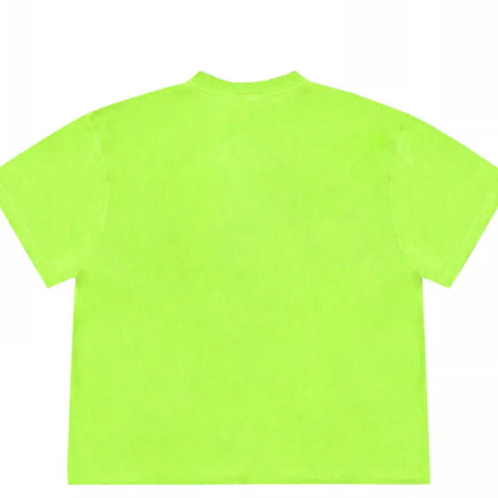 Blueberry patchwork short sleeve t-shirt in loose fit with plant patterns on Ice Oxygen Cotton fabric