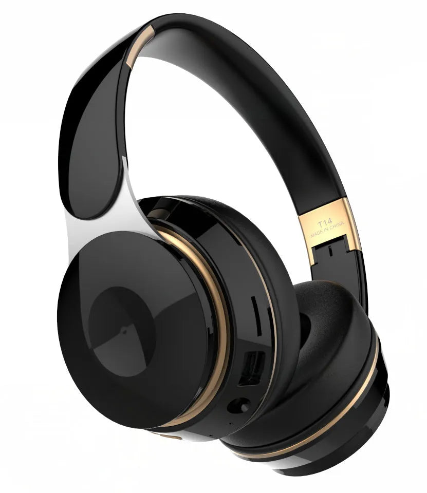 Foldable Bluetooth wireless headset in multiple colours for running and mobile phone use
