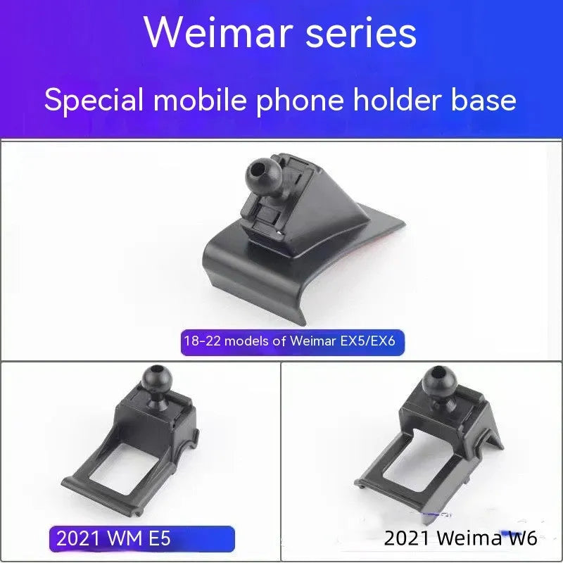 GOODWAY car dashboard mobile phone holder with 360-degree rotation mounted in vehicle