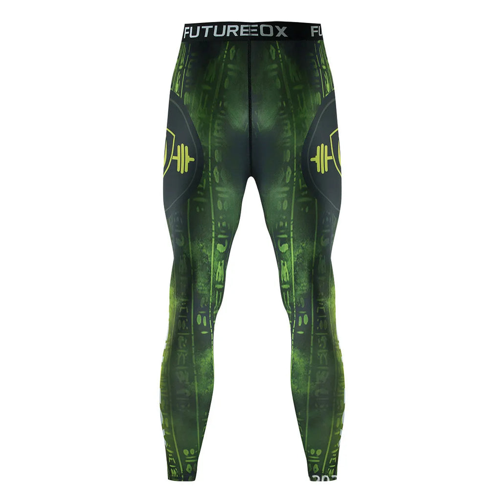 Men's slim fit ZF016 polyester sports suit with long sleeves, shown as a top and trousers set.