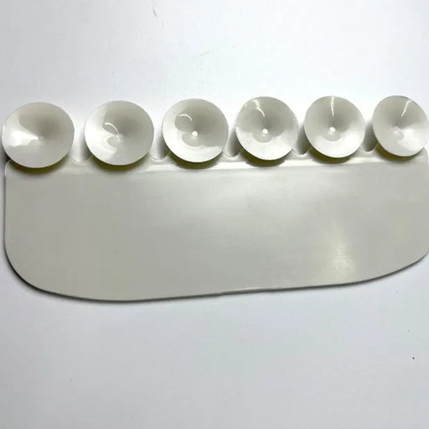 White PVC toilet urine blocking board for children's toilet training splash prevention