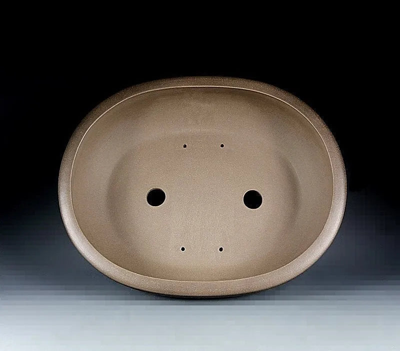Handmade purple sand oval flowerpot classical style 50 cm length