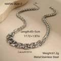 Gold plated stainless steel women's necklace with geometric pendant on regular chain