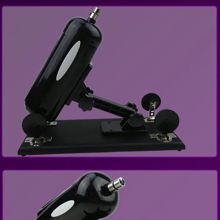 Purple automatic telescopic thrusting tool made from PVC measuring 37cm long