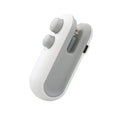 White handheld USB rechargeable heat sealing machine for chip bags with magnetic back and cutter