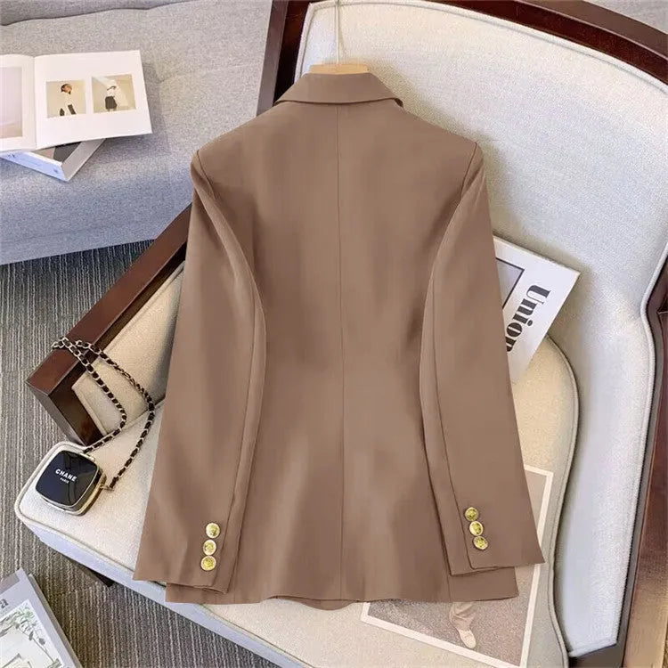 Loose fit polyester blouse top for women in black white khaki pink colours with regular sleeves and M to XXXL sizes