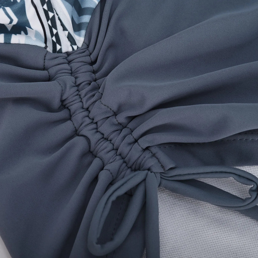 Women's two-piece bikini swimsuit with removable chest pads in the pictured colour.