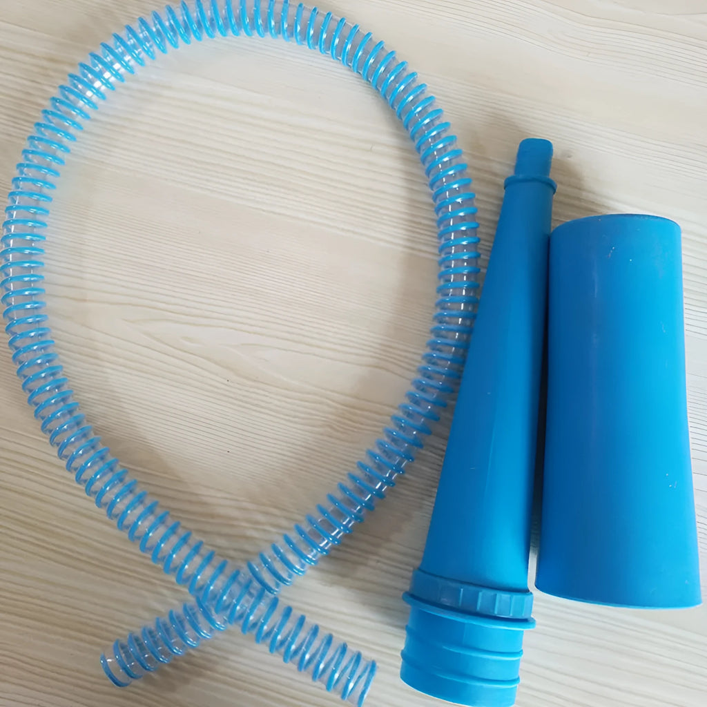 Blue plastic suction pipe vacuum cleaner head for washing machine dust cleaning with round design