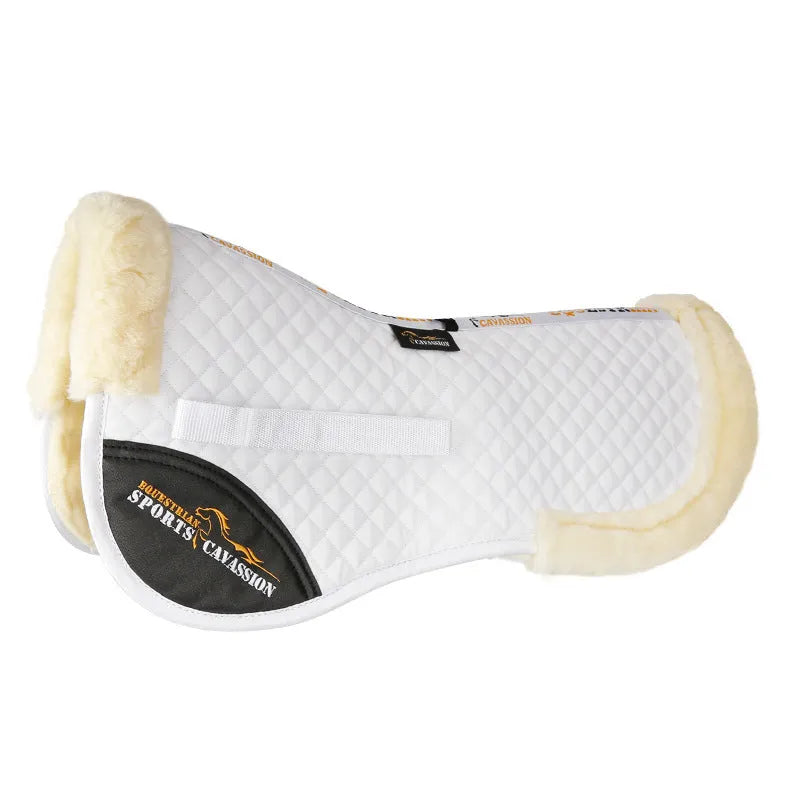 Riding saddle pad for equestrian and cycling, shown in selected colour for waist protection.