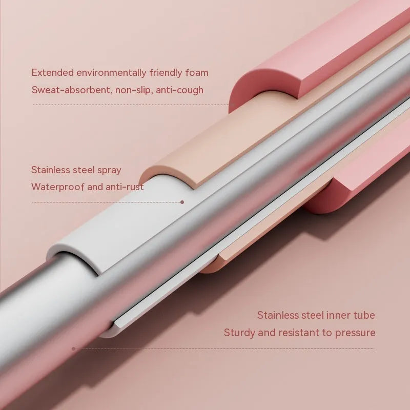 Children's adjustable open back fitness stick for body shaping with TPE and PP construction