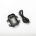Tactical warning flashlight with USB charging cable for outdoor emergency lighting