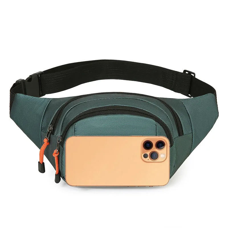 Waterproof slanted chest bag in multiple colours for outdoor activities