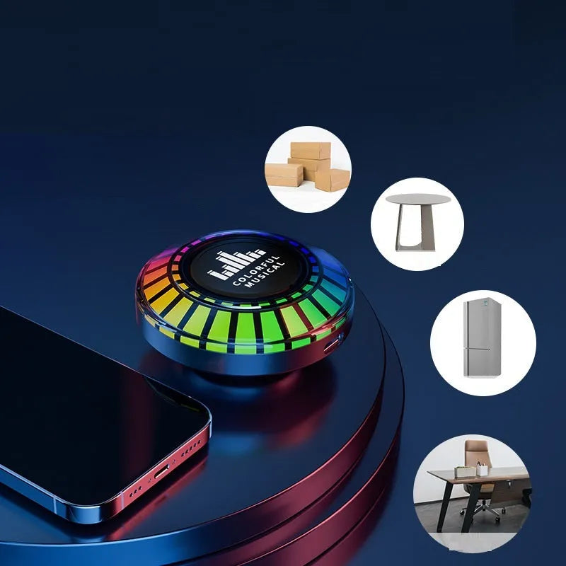 Voice control polar light Bluetooth atmosphere lamp with compact 3.1cm cube design