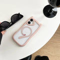 Transparent acrylic and TPU two-in-one phone case for iPhone 17 series in black, shown with magnetic function